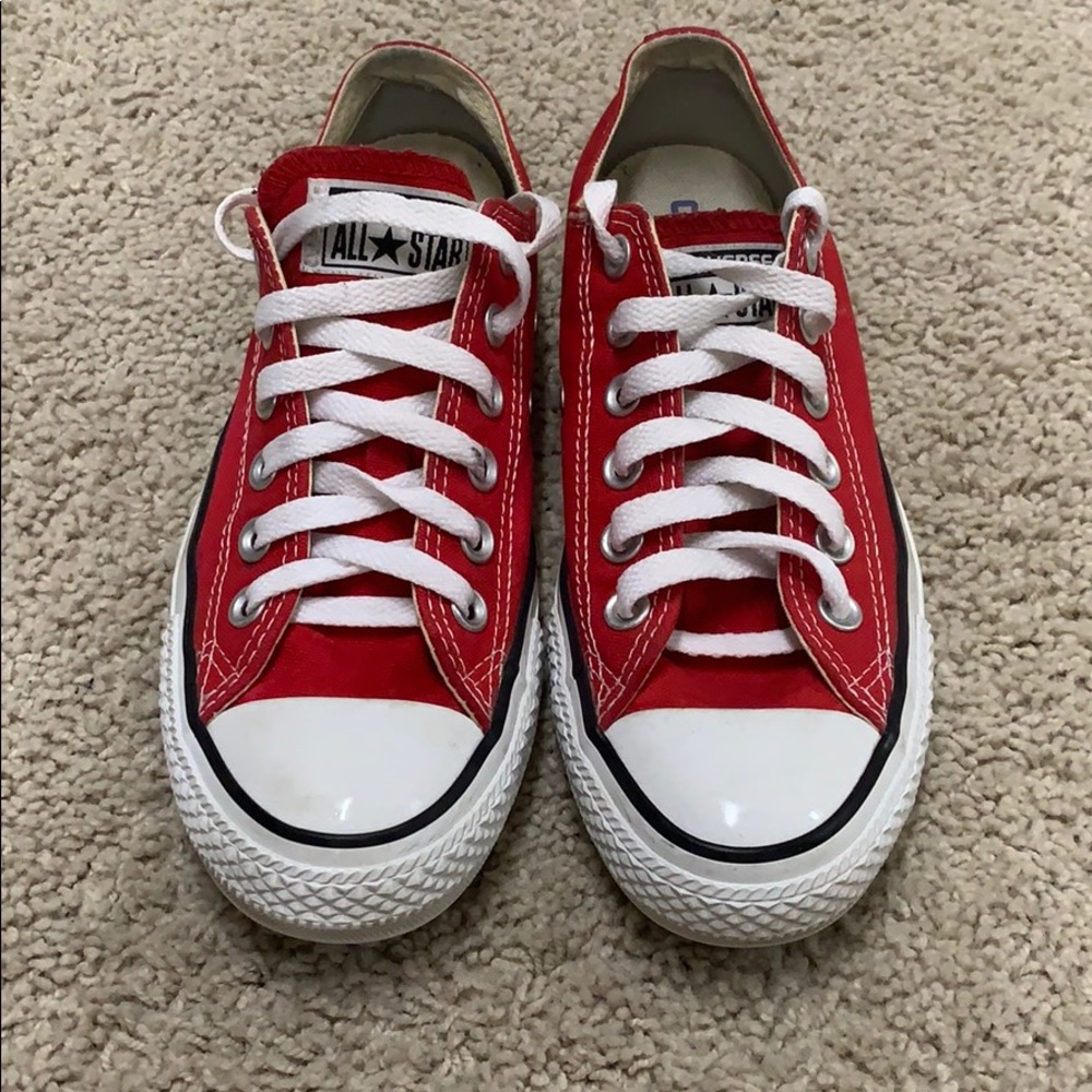 Red Converse Sneakers